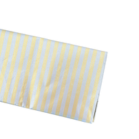 Gold and Silver Striped Tissue Paper