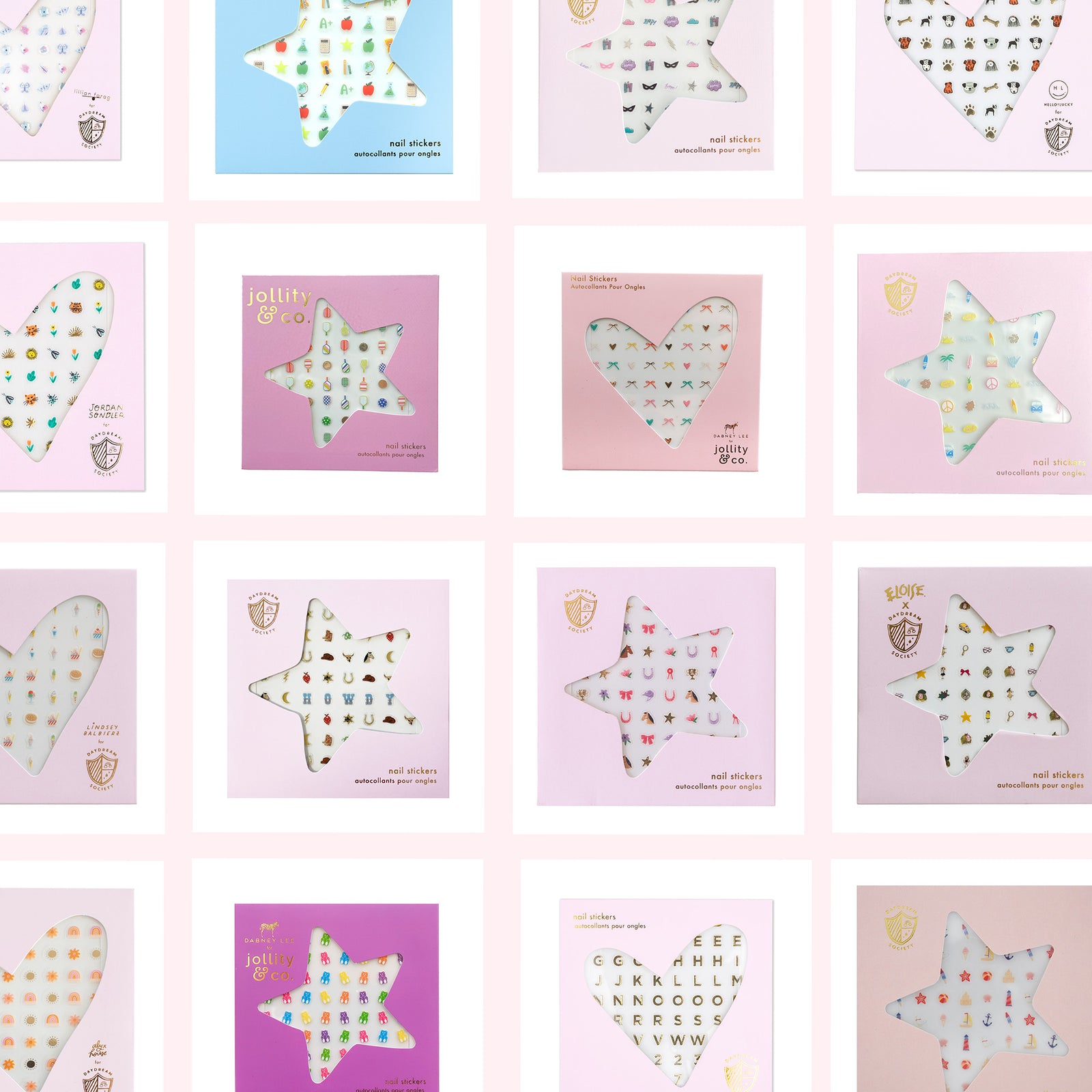 Party Nail Stickers - Choose from 30 Styles
