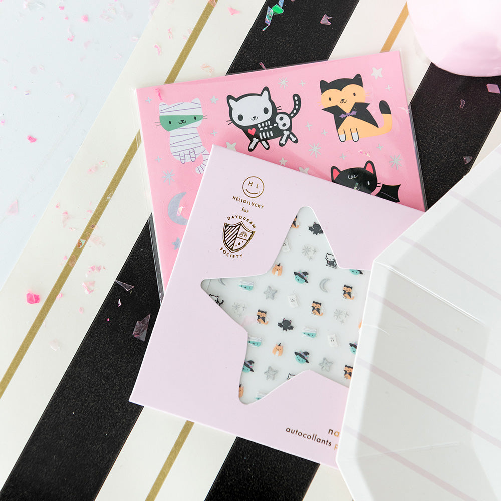 Daydream Meowloween Nail Stickers