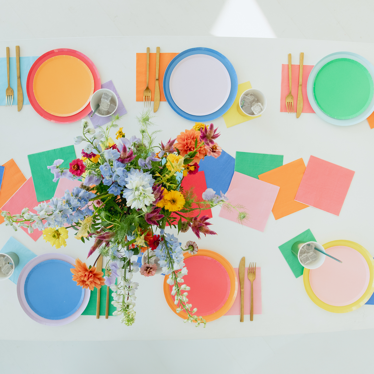 Shades Poppy Dinner Plates