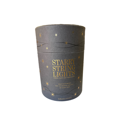 Amber Starry String Lights - 5 feet
