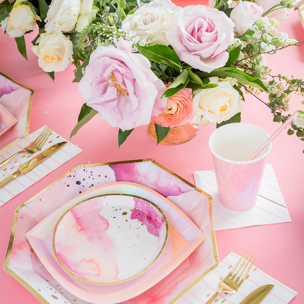 Pretty in Pink Charger Plates from Jollity & Co