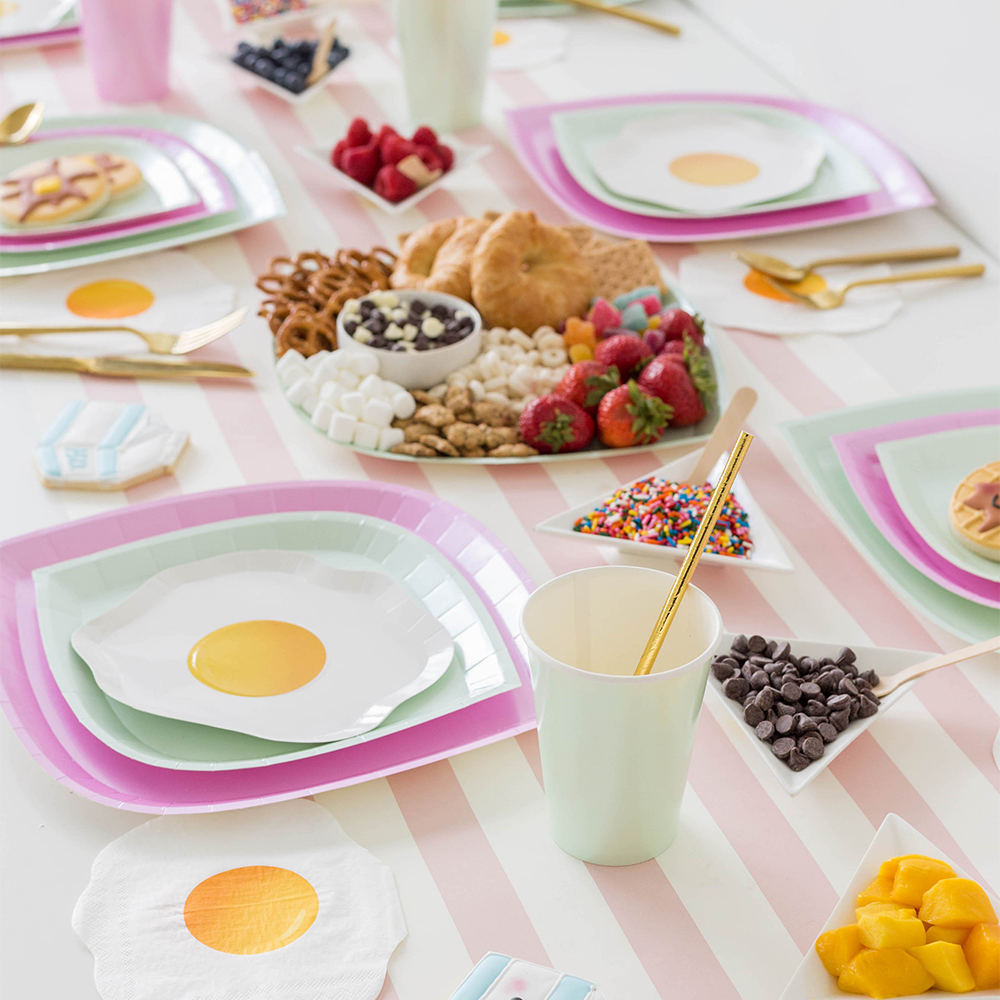 Yolks on You Dessert Plates from Jollity & Co