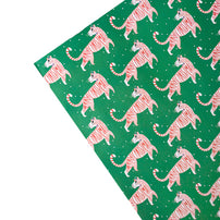 "Merry Christmas" Tiger Gift Wrap Sheet