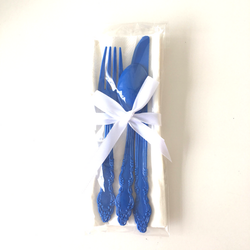 Blue Flatware