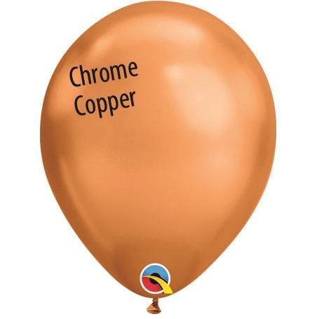 Latex Balloon, Chrome Copper