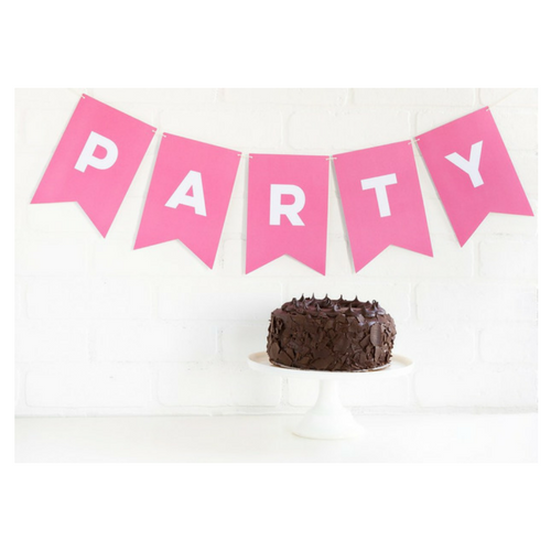 Hot Pink Letter Banner – Jollity & Co