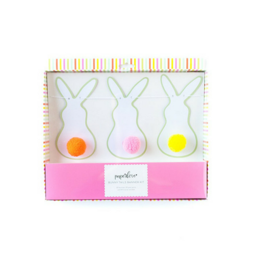 bunny tail easter banner