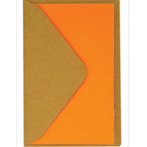 orange neon cards