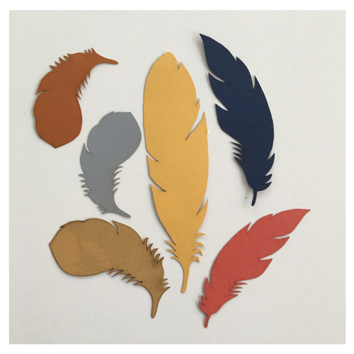 Paper Feather Pack (24 pieces)