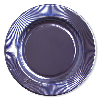 Lavender Ridged Plates - 3 Size Options