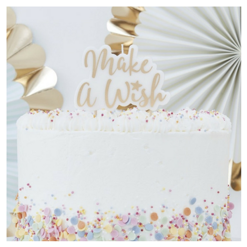 'make a wish' birthday candle