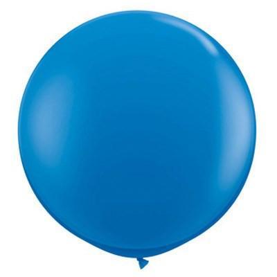 36" Round Balloon, Royal Blue Jewel
