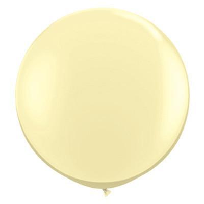 36" Round Balloon: Ivory