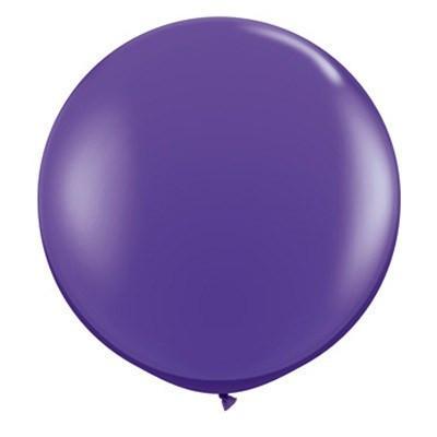 36" Round Balloon: Dark Quartz Purple - Shop Sweet Lulu