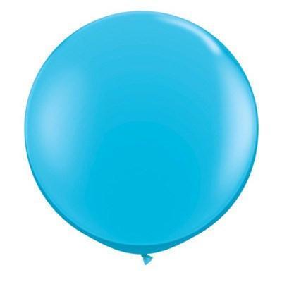 36" Round Balloon, Robin's Egg Blue