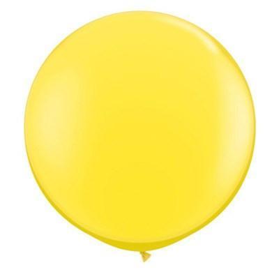 36" Round Balloon, Sunshine Yellow