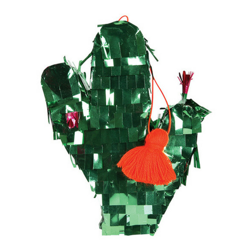 Mini Cactus Piñata Decoration