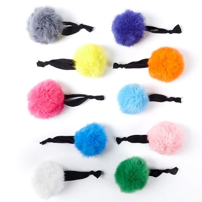 Hair Tie Pom-Poms
