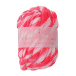 neon pink wool yarn