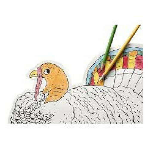 Turkey Coloring Placemats