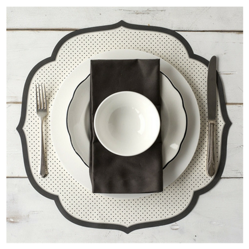 Medallion Dotted Paper Placemats