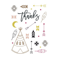 Bohemian Tribal Thank You Cards