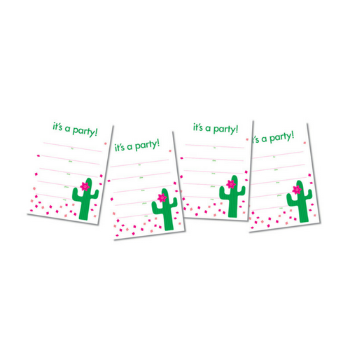 It's A Party Cactus Invitations