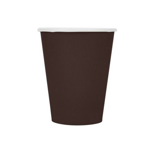 Chocolate Brown 9 oz Cups
