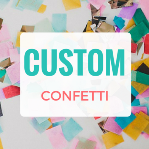 Custom Confetti Poppers