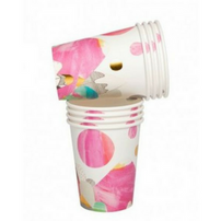 Watercolor Art Series Cups