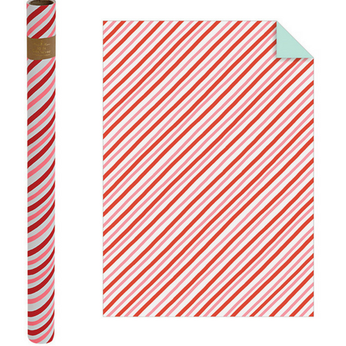 Candy Cane Stripe Gift Wrap 
