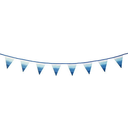 Summer Blues Fabric Bunting