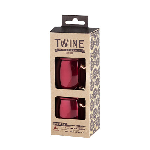 Red Moscow Mule Shot Glass Set