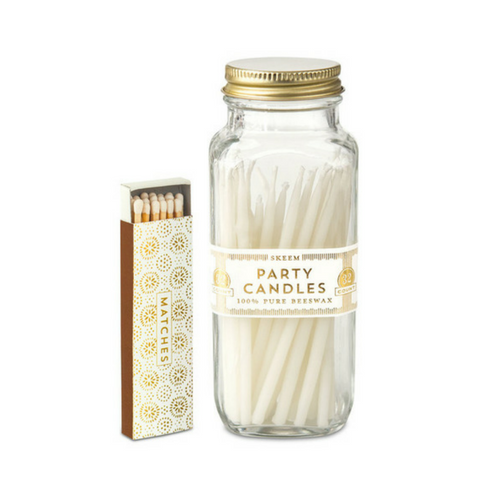 Party Candles - White