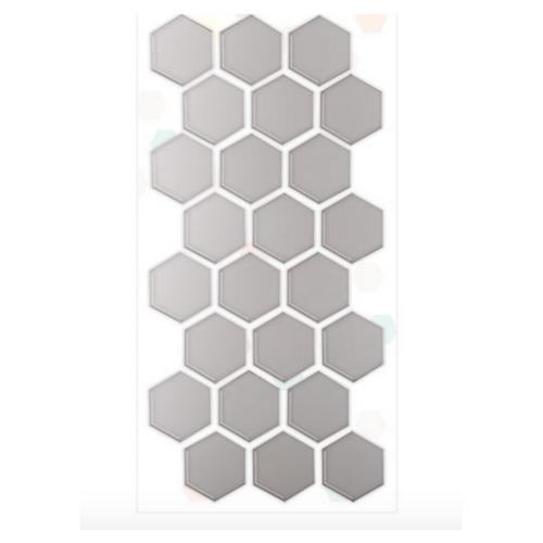 Adhesive Hexagon Mirror Shapes