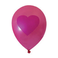 Red Heart Pink Balloon