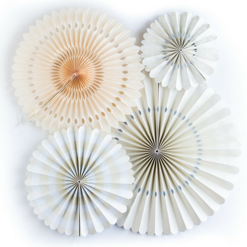 ivory paper fans