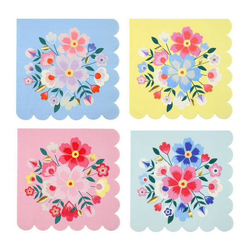 floral napkins 