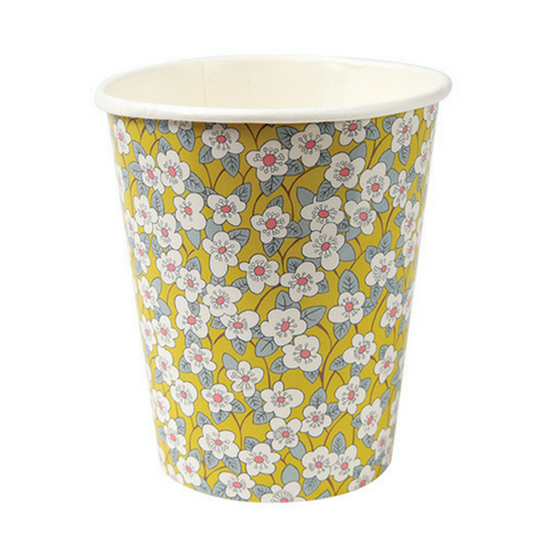 assorted floral liberty print cups