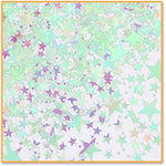 iridescent star confetti