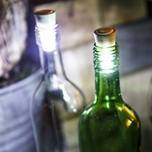 Glowing Wine Bottle Stoppers