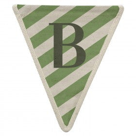 Fabric Bunting Letter B