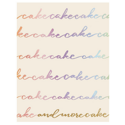 And More Cake Card