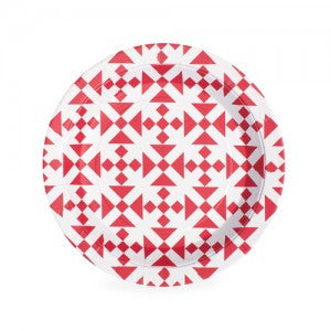 Aztec Red Plates