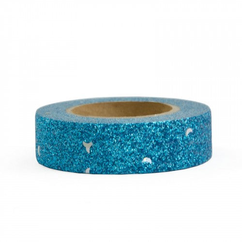 Blue Glitter Washi Tape