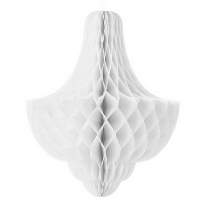 Large Christmas Honeycomb - White