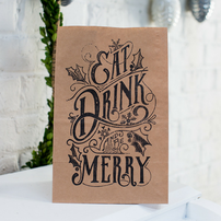 Eat, Drink, & Be Merry Treat Bags