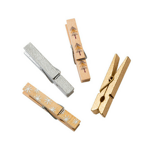 Christmas Wooden Pegs