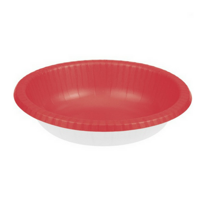 Coral Paper Bowls